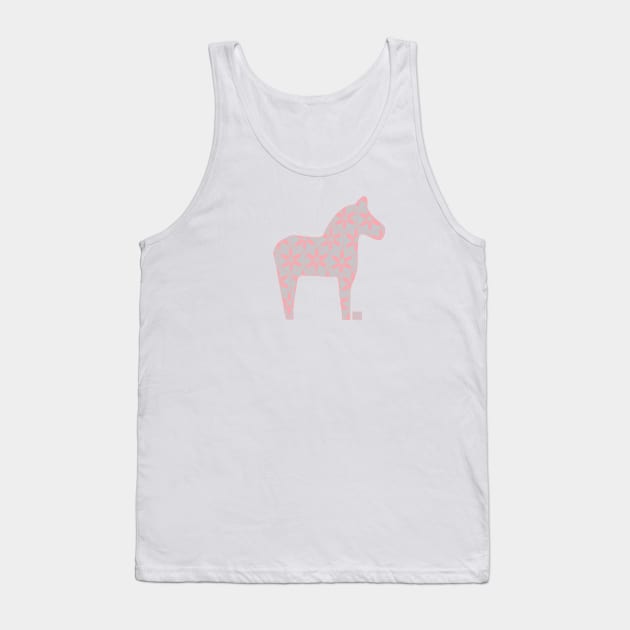 SCANDINAVIAN GEOMETRIC STYLE HORSE Tank Top by Shall1983